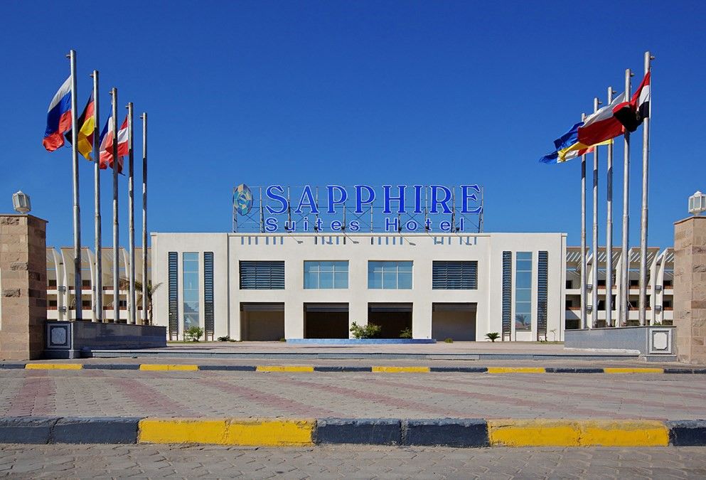 Golden 5 Sapphire Suites Hotel Hurghada Exteriér fotografie